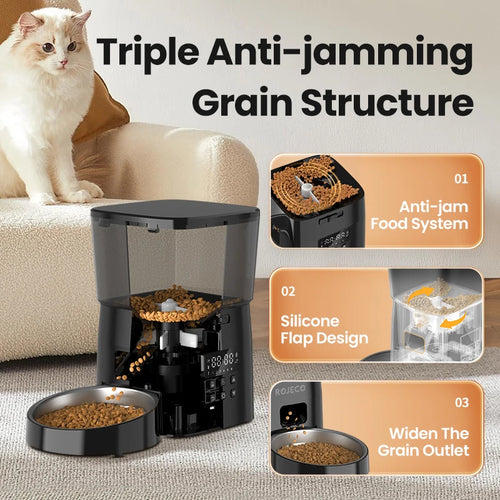 Automatic Pet Food Dispenser – One-Touch Smart Feeder for Cats & Dogs
