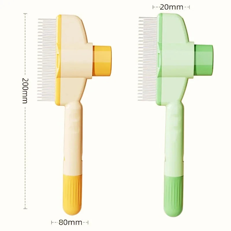 Self-Cleaning Pet Grooming Brush – One-Click Hair Release, Massage & Deshedding for Dogs & Cats