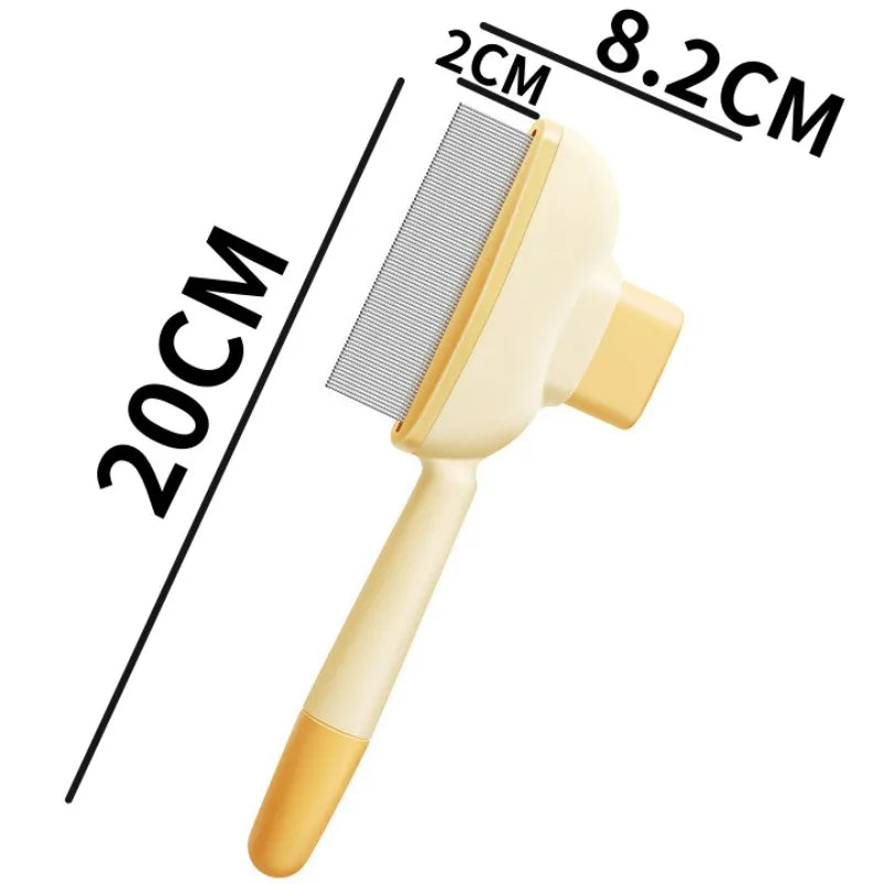 Self-Cleaning Pet Grooming Brush – One-Click Hair Release, Massage & Deshedding for Dogs & Cats